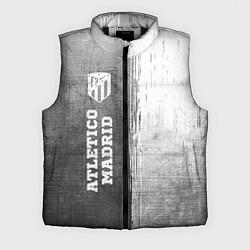 Мужской жилет Atletico Madrid - grey gradient по-вертикали, цвет: 3D-черный