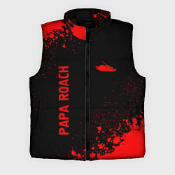 Мужской жилет Papa Roach - red gradient вертикально, цвет: 3D-черный