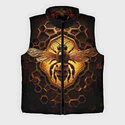 Мужской жилет Золотая пчела, цвет: 3D-красный