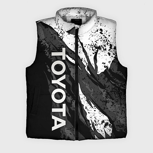 Мужской жилет Toyota - белый разрыв / 3D-Светло-серый – фото 1