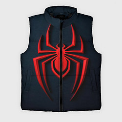 Мужской жилет Человек паук - логотип, цвет: 3D-черный