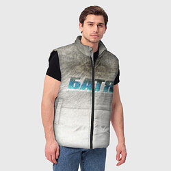 Мужской жилет Батя в здании - галлюцинации, цвет: 3D-черный — фото 2