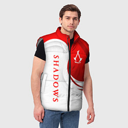 Мужской жилет Assassins creed - shadows, цвет: 3D-светло-серый — фото 2