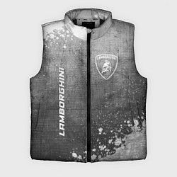 Мужской жилет Lamborghini - grey gradient вертикально