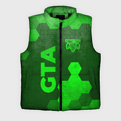 Мужской жилет GTA - green gradient вертикально