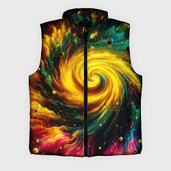 Мужской жилет Neon space - ai art fantasy, цвет: 3D-черный