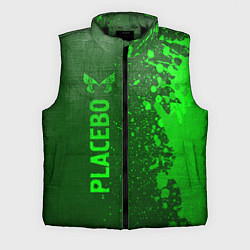 Мужской жилет Placebo - green gradient по-вертикали, цвет: 3D-черный