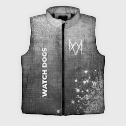 Мужской жилет Watch Dogs - grey gradient вертикально, цвет: 3D-черный