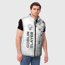 Мужской жилет Goblin Slayer - white gradient по-вертикали, цвет: 3D-черный — фото 2