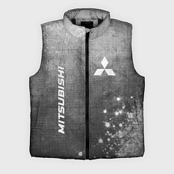 Мужской жилет Mitsubishi - grey gradient вертикально, цвет: 3D-черный