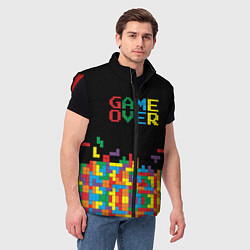 Мужской жилет Game over, цвет: 3D-красный — фото 2
