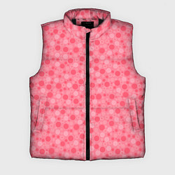 Мужской жилет Красные коралловые пузыри, цвет: 3D-черный