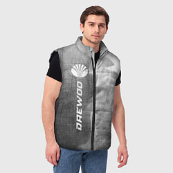 Мужской жилет Daewoo - grey gradient по-вертикали, цвет: 3D-черный — фото 2