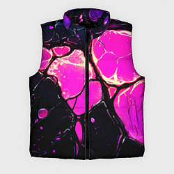 Мужской жилет Розовые пятна в текстуре, цвет: 3D-черный