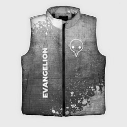 Мужской жилет Evangelion - grey gradient вертикально, цвет: 3D-черный