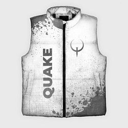 Мужской жилет Quake - white gradient вертикально, цвет: 3D-черный