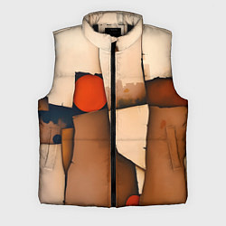 Мужской жилет Фрагментированная композиция, цвет: 3D-черный