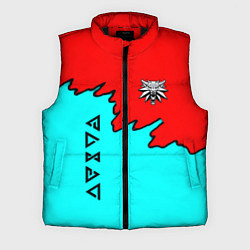 Мужской жилет Ведьмак краски логотип, цвет: 3D-черный