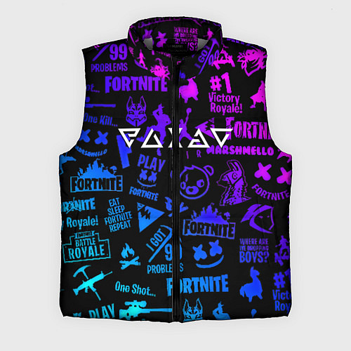 Мужской жилет Ведьмак логотипы игр / 3D-Светло-серый – фото 1