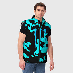 Мужской жилет Monster energy камуфляж голубой, цвет: 3D-светло-серый — фото 2