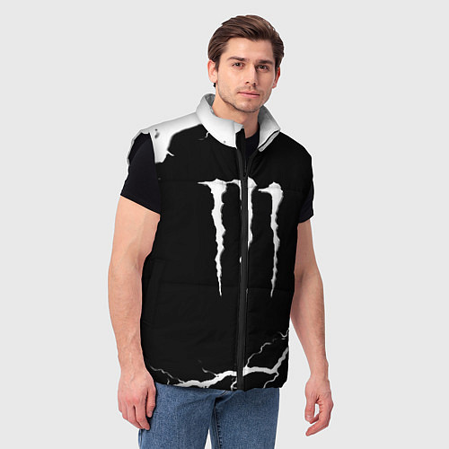 Мужской жилет Monster energy storm energy / 3D-Черный – фото 3