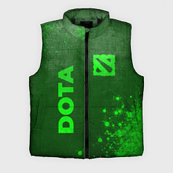 Мужской жилет Dota - green gradient вертикально