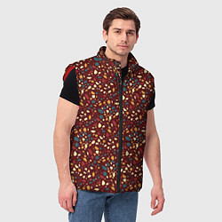 Мужской жилет Садовая дорожка, цвет: 3D-красный — фото 2