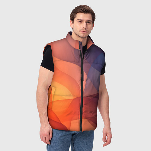 Мужской жилет Летящая вуаль / 3D-Черный – фото 3