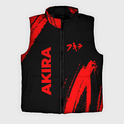 Мужской жилет Akira - red gradient вертикально, цвет: 3D-черный