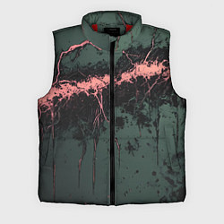 Мужской жилет Гранж потертая текстура, цвет: 3D-красный