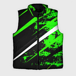 Мужской жилет Color black and green