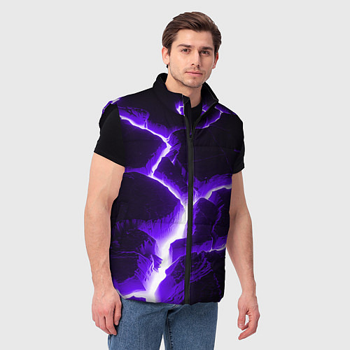 Мужской жилет The rift / 3D-Черный – фото 3