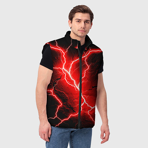 Мужской жилет Lightning / 3D-Черный – фото 3