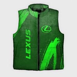 Мужской жилет Lexus - green gradient вертикально