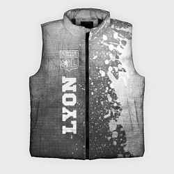 Мужской жилет Lyon - grey gradient по-вертикали, цвет: 3D-черный