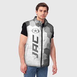 Мужской жилет JAC - white gradient по-вертикали, цвет: 3D-черный — фото 2