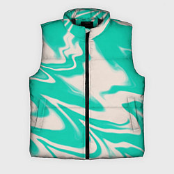 Мужской жилет Color white turquoise