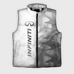 Мужской жилет Infiniti - white gradient по-вертикали, цвет: 3D-черный
