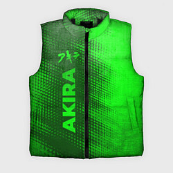 Мужской жилет Akira - green gradient по-вертикали, цвет: 3D-черный