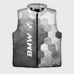 Мужской жилет BMW - grey gradient по-вертикали, цвет: 3D-черный