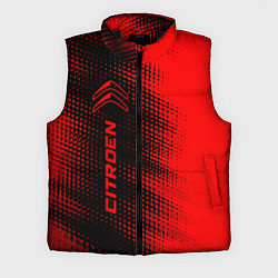 Мужской жилет Citroen - red gradient по-вертикали, цвет: 3D-черный