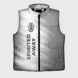 Мужской жилет Spirited Away - white gradient по-вертикали, цвет: 3D-черный