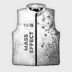 Мужской жилет Mass Effect - white gradient по-вертикали, цвет: 3D-черный