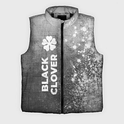 Мужской жилет Black Clover - grey gradient по-вертикали, цвет: 3D-черный