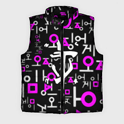 Мужской жилет Doom неоновый паттерн, цвет: 3D-черный