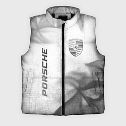 Мужской жилет Porsche - white gradient вертикально, цвет: 3D-черный