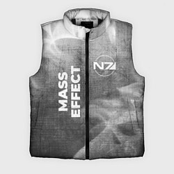 Мужской жилет Mass Effect - grey gradient вертикально, цвет: 3D-черный