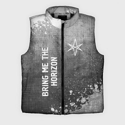 Мужской жилет Bring Me the Horizon - grey gradient вертикально, цвет: 3D-черный