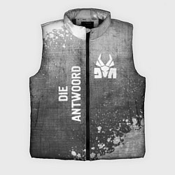 Мужской жилет Die Antwoord - grey gradient вертикально, цвет: 3D-черный