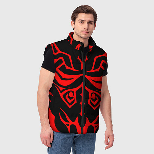 Мужской жилет Тату ситха / 3D-Черный – фото 3